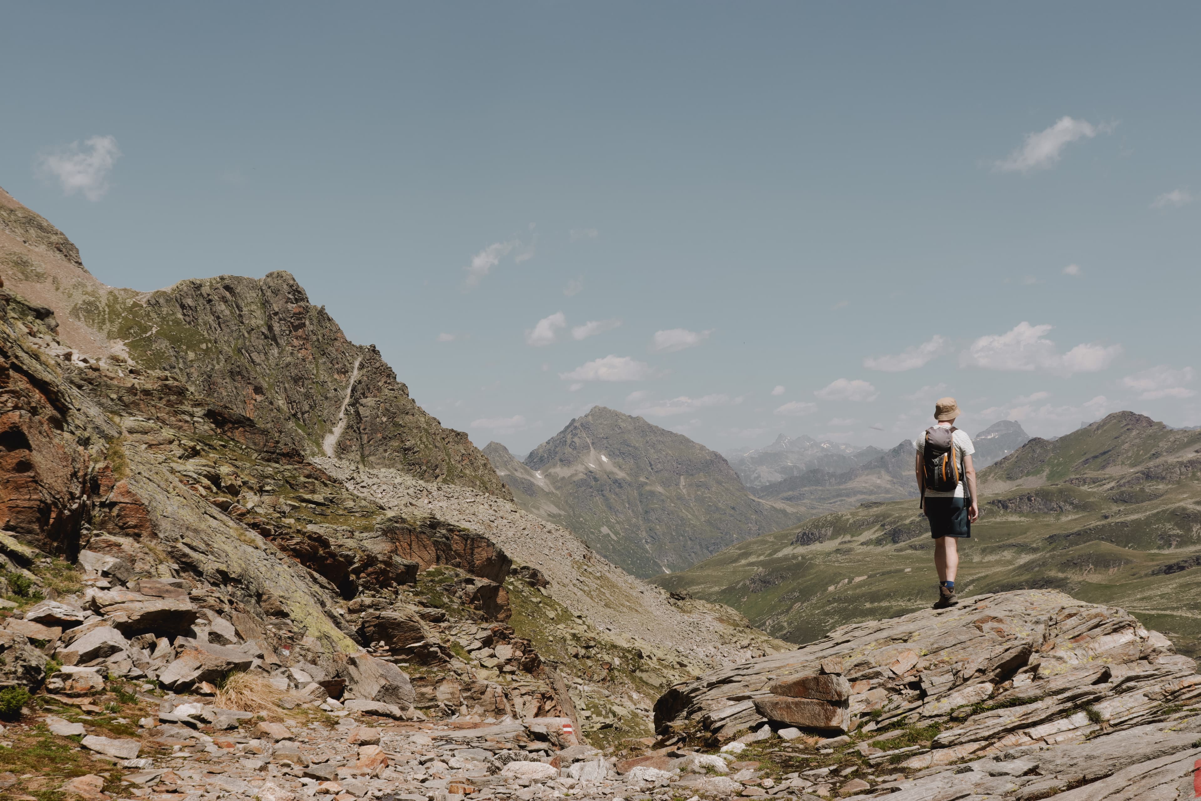 Randonnée vers Radsattel et Wiesbadener Hütte dans le Montafon