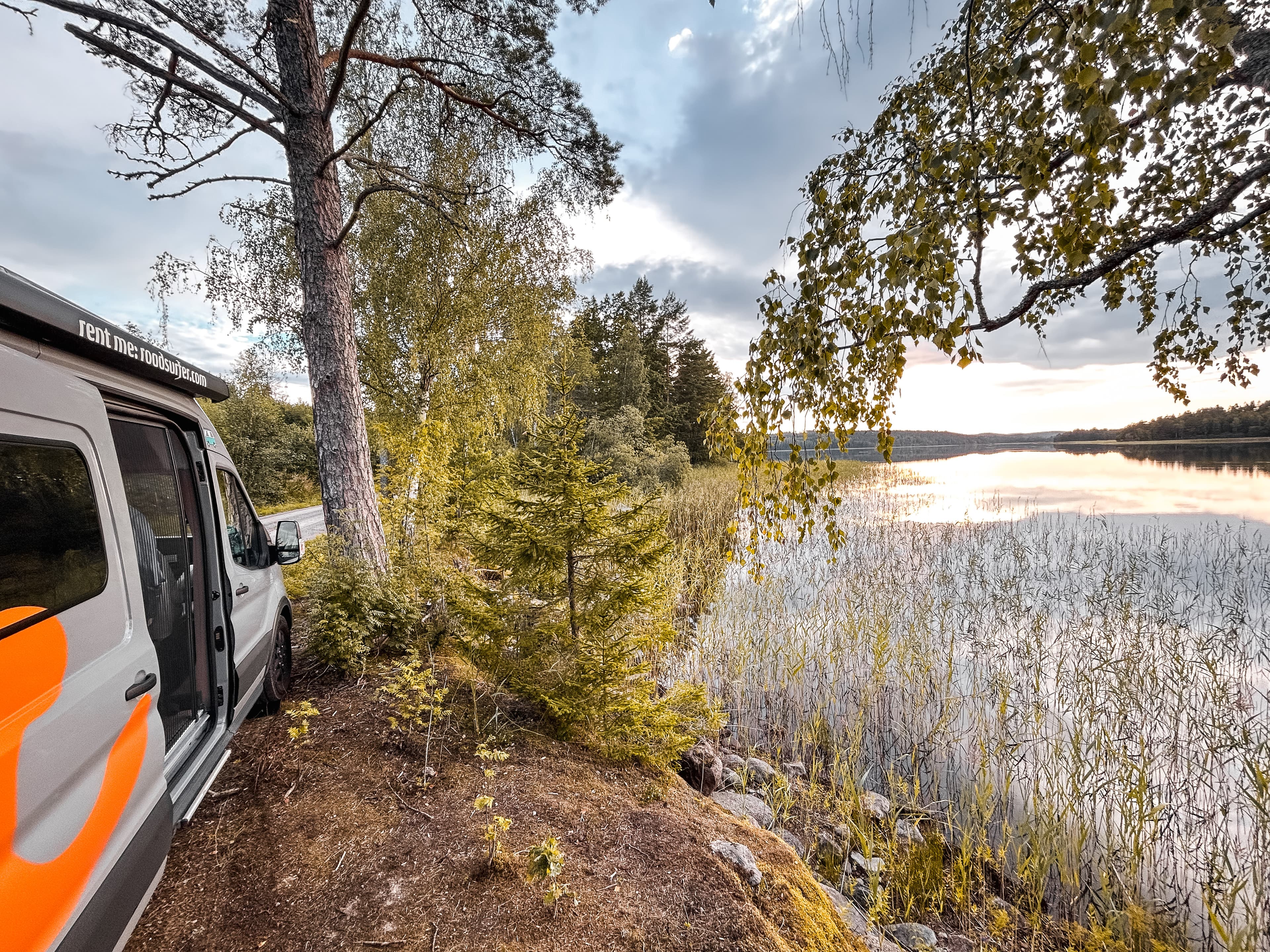 Het meest epische boondockingplekje ooit bij zonsondergang