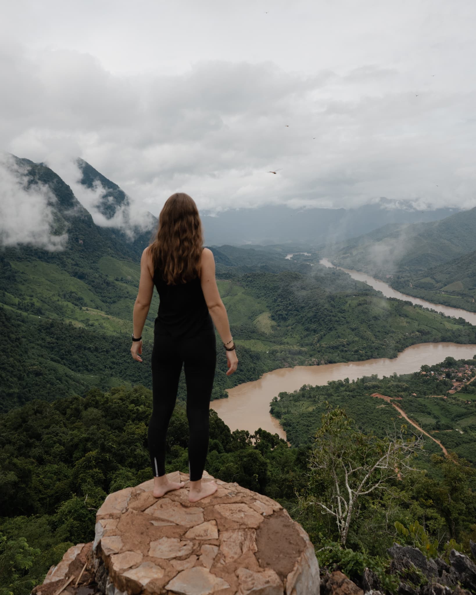 Above the clouds at Nong Khiaw viewpoint