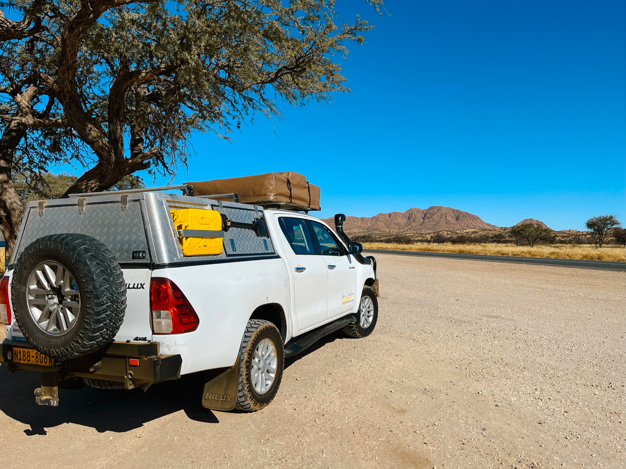 Aankomst in Windhoek en rit naar de Namibwoestijn
