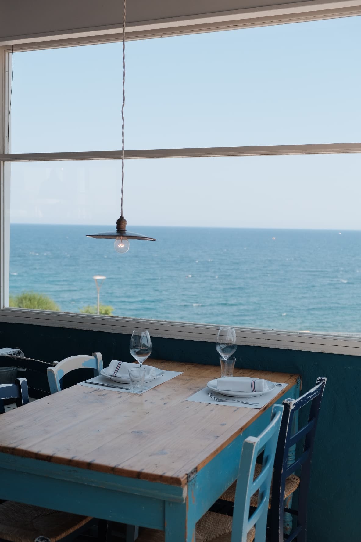 Verse Puglia zeevruchten met uitzicht