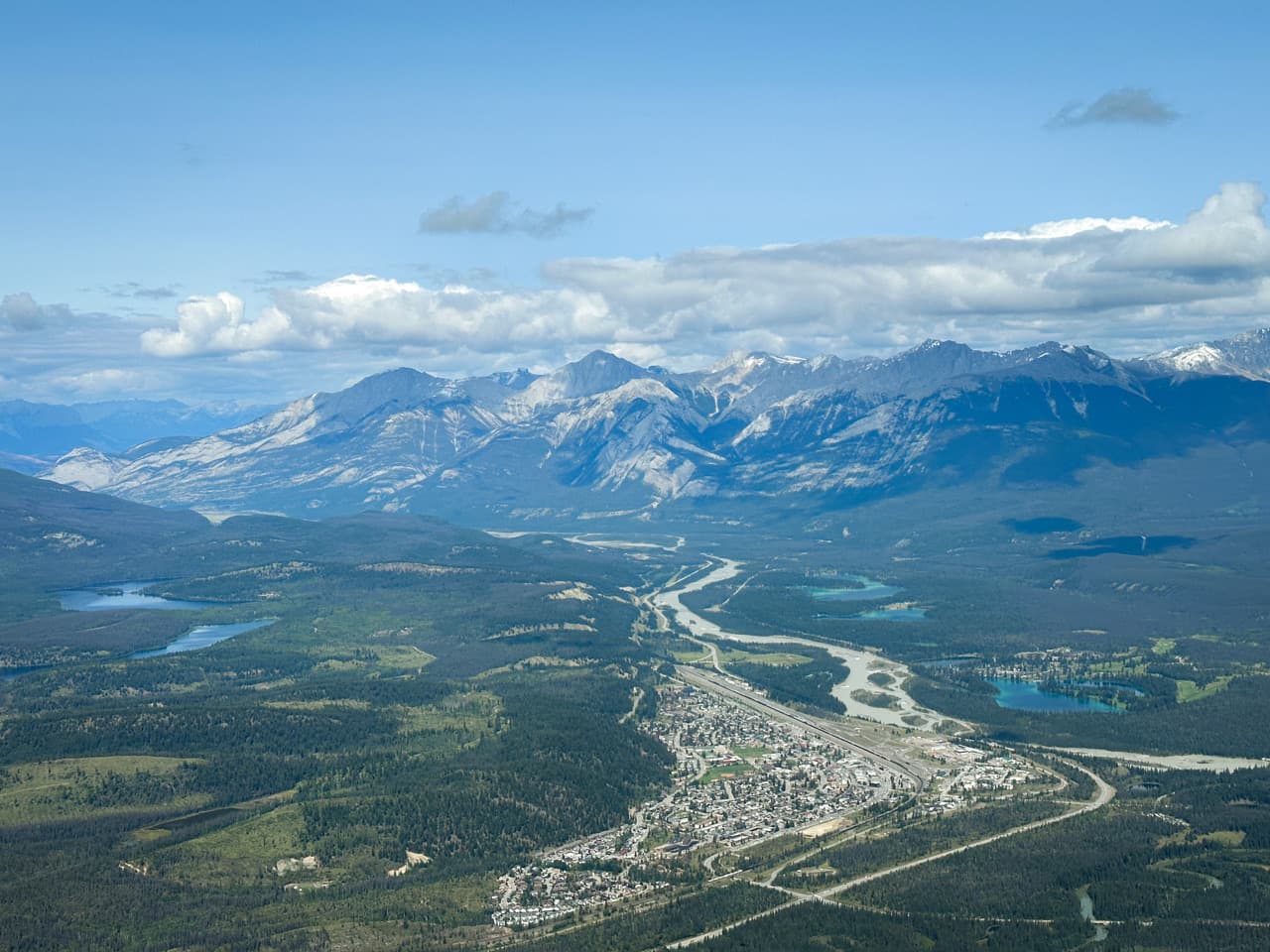 Mont Robson et le premier aperçu de Jasper