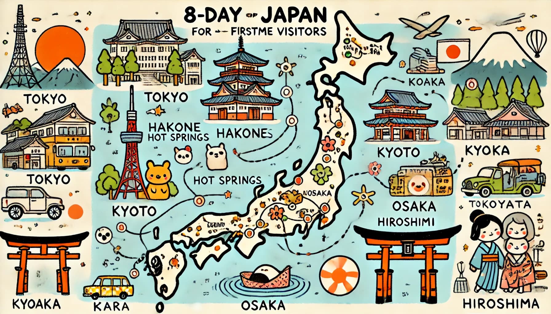 Votre première fois au Japon en 14 jours