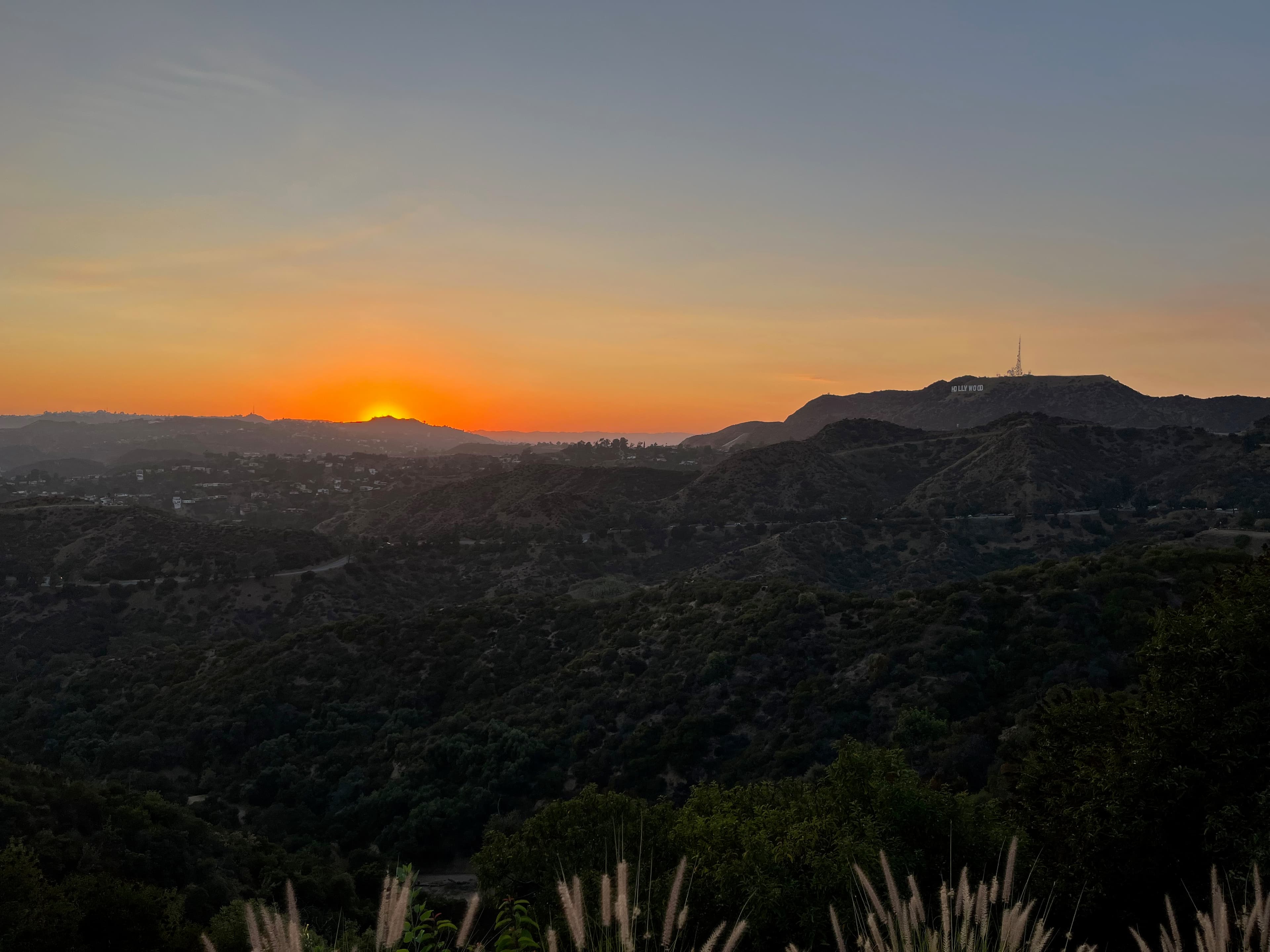 Sunset  at Griffith Observatory