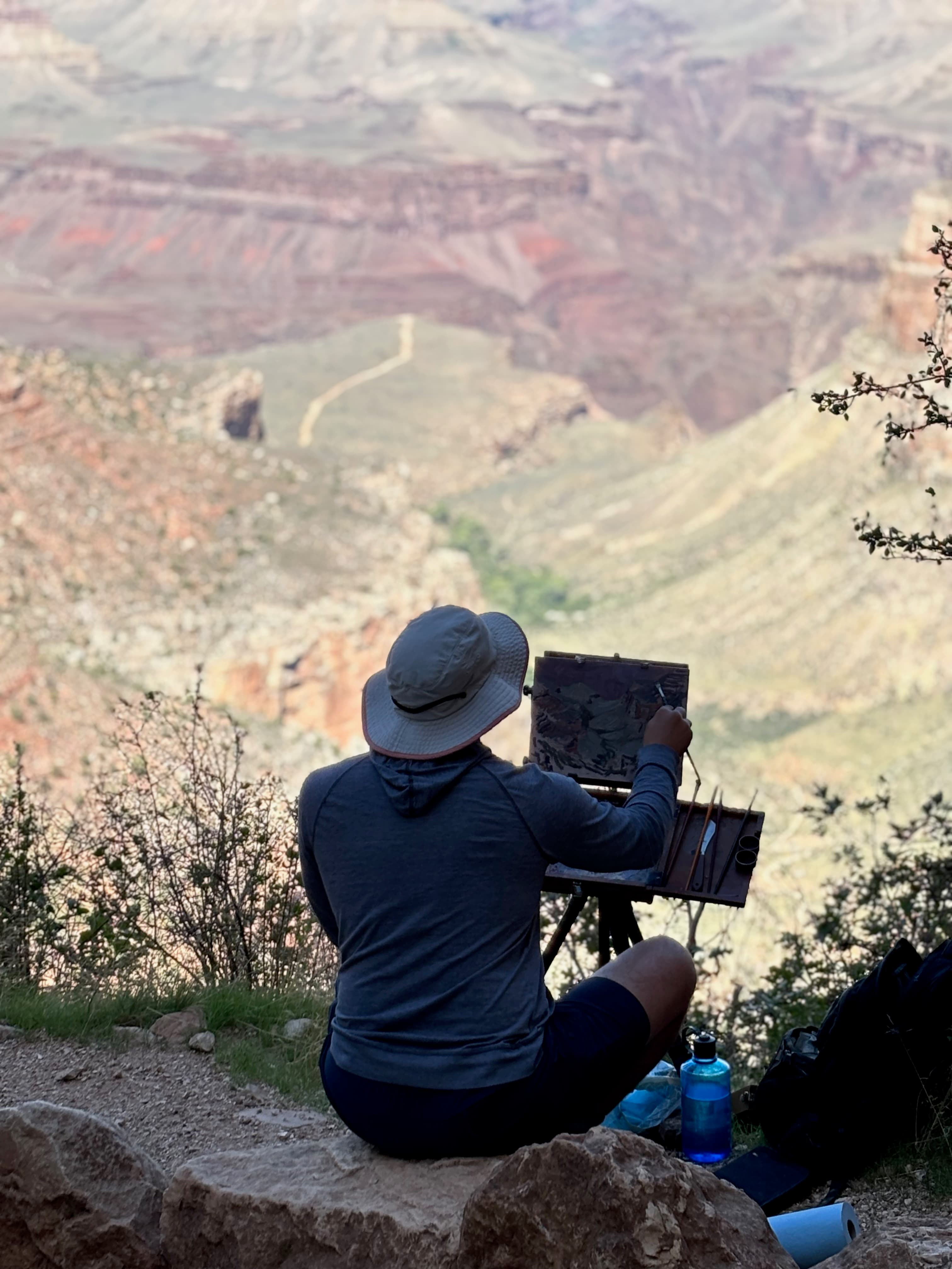 Sentier Bright Angel (Grand Canyon) - Horseshoe Bend