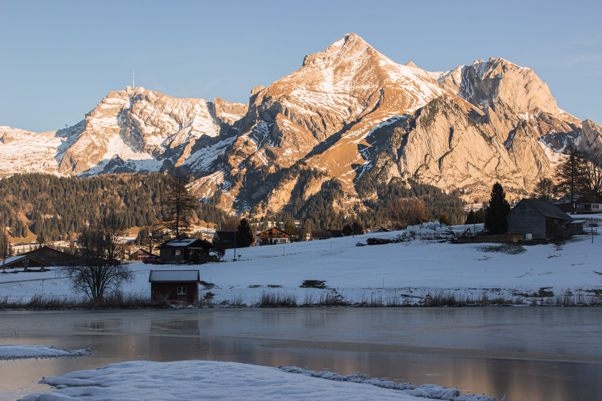 Winter weekend in Wildhaus, Zwitserland