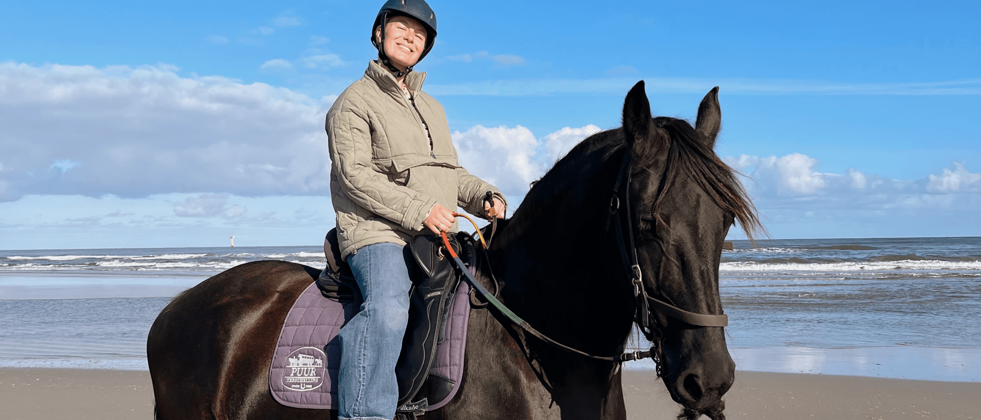 Paardrijden in de duinen