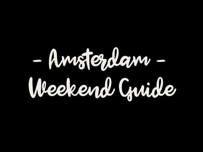 Every week the best tips in the Amsterdam Weekend Guide!
