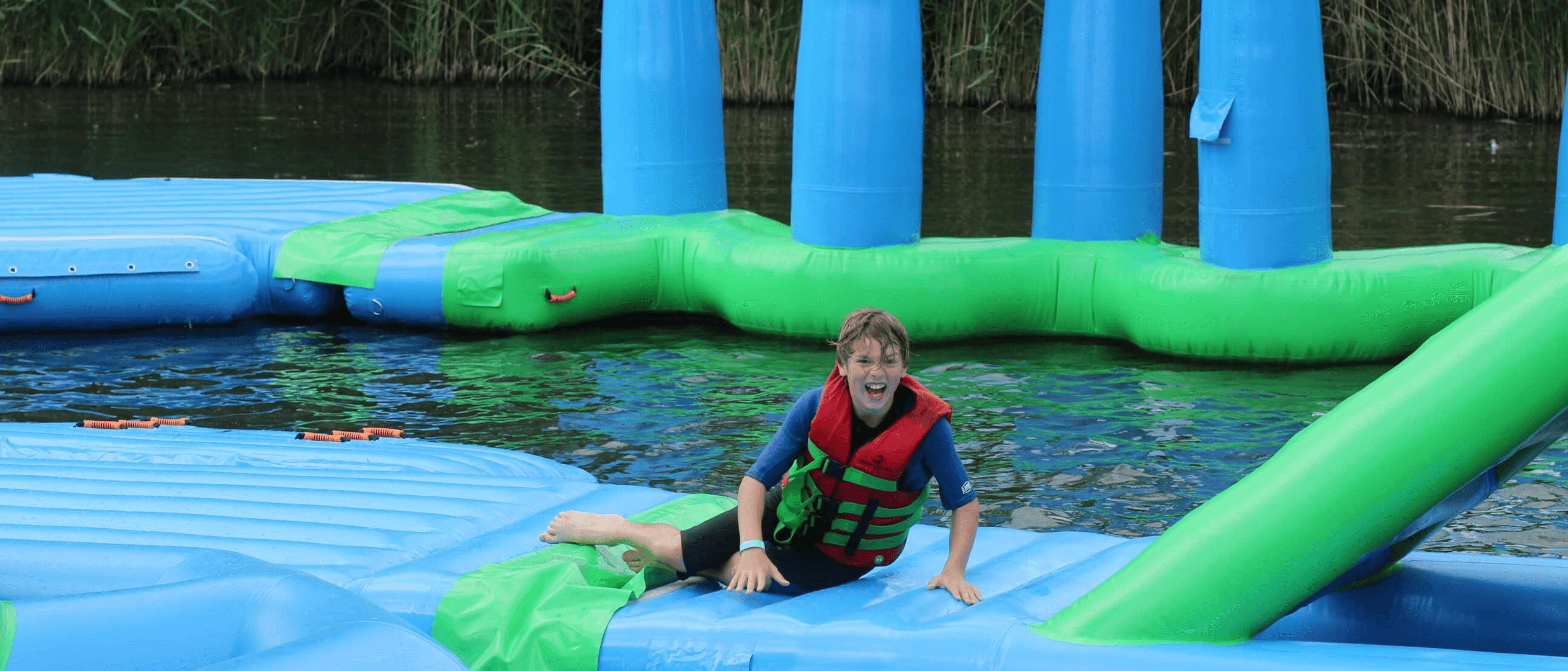 Water fun in the aquapark in Antwerp
