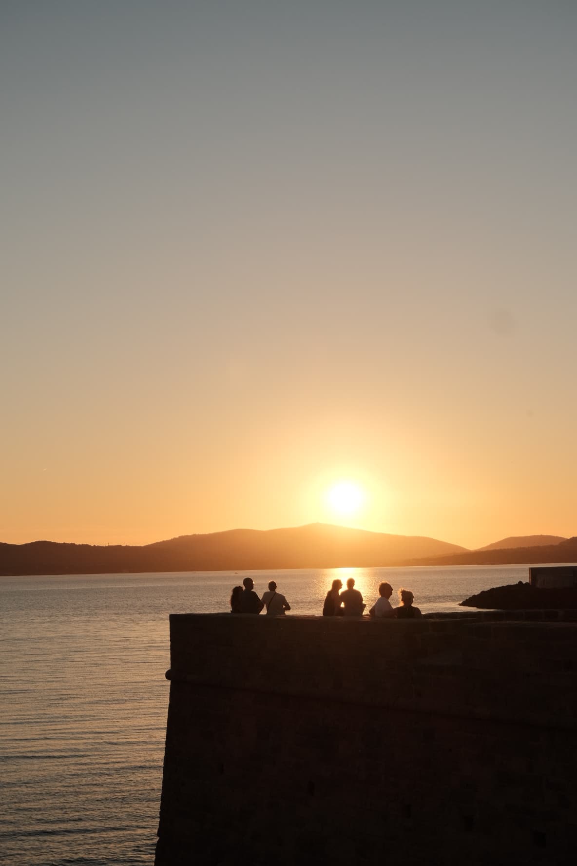 Promenade au coucher de soleil et apéritif à Alghero
