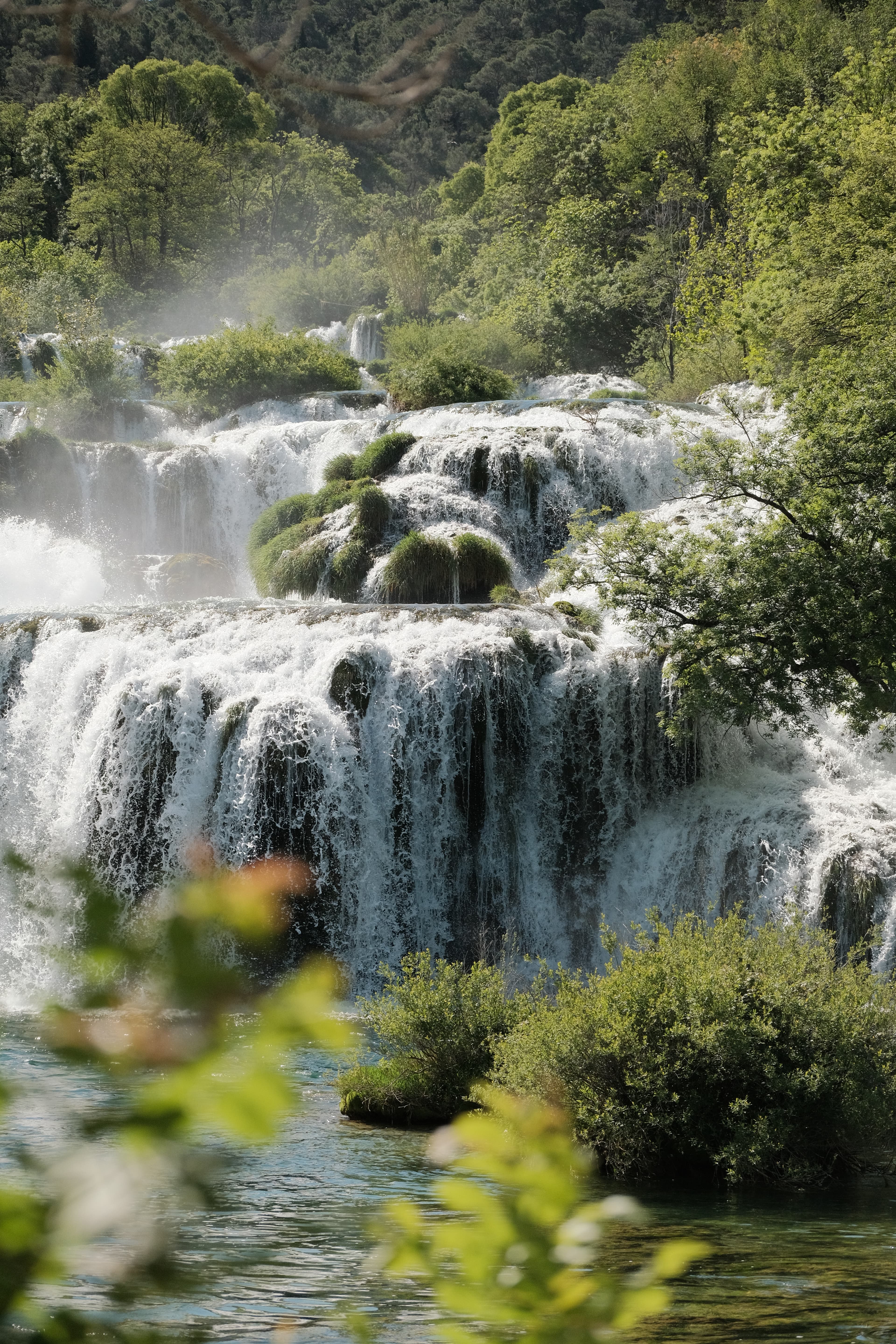 Promenade dans le parc national de Krka en Croatie