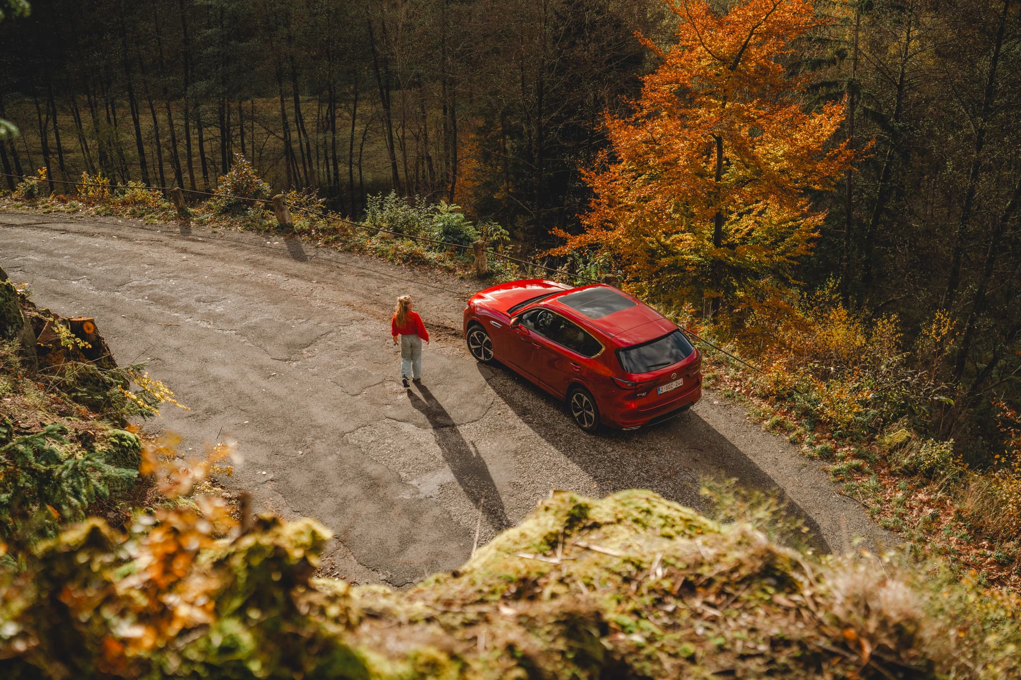 Belgium to Czechia autumn roadtrip with Mazda
